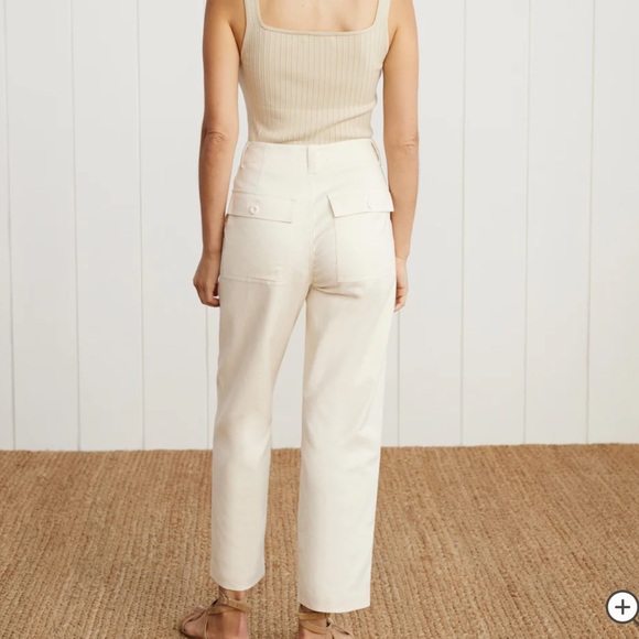 Jenni kayne Cotton Linen Ranger Trouser - Picture 3 of 9